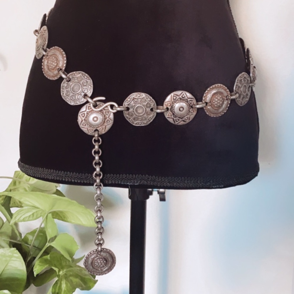 Vintage Silver Chain Belt